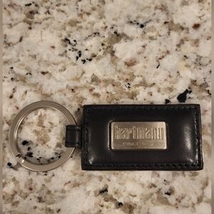 NWOT Black Leather Keychain